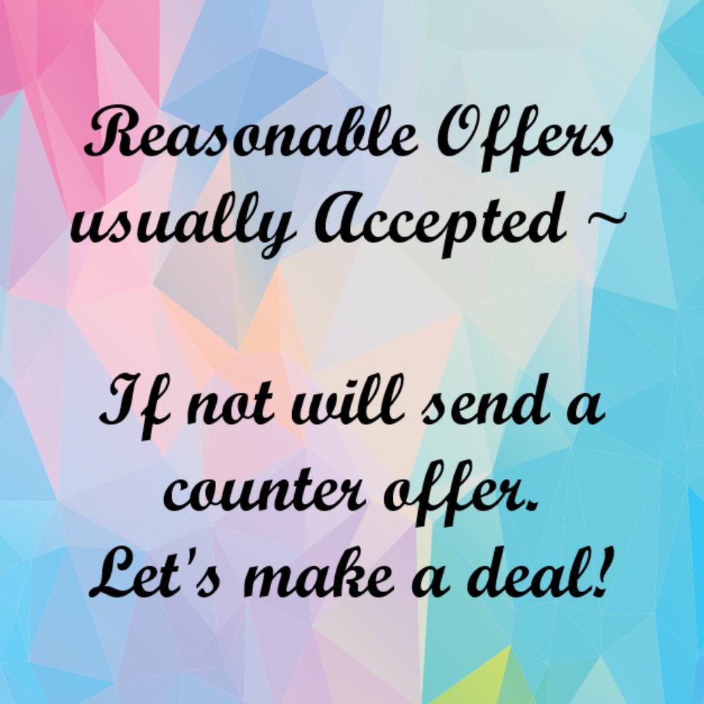 Counter with each other till a sale is made. 💙